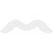 Ekena Millwork Pitch Midway Architectural Grade PVC Gable Pediment, 48"W x 24"H x 1"P (12/12) GPP048X024X100MID - alternate 4